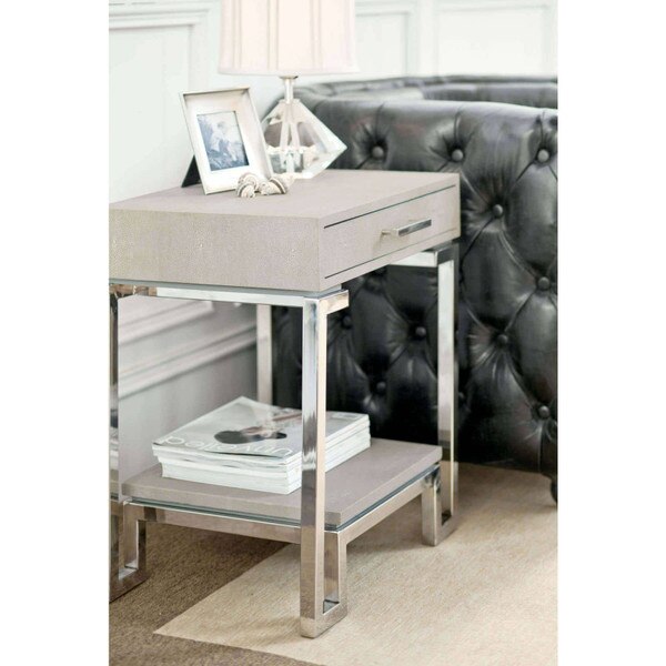 Shagreen End Table